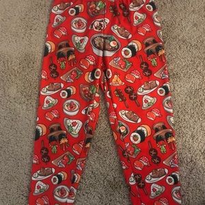 Til’ You Collapse Sushi Crop Leggings - small